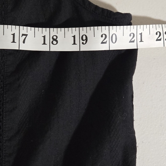 Aritzia Little Moon Black Sleeveless Tiered Midi Sundress Size XL - Picture 10 of 12